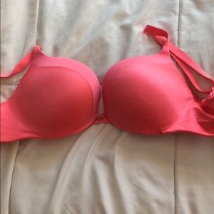 Pink bra